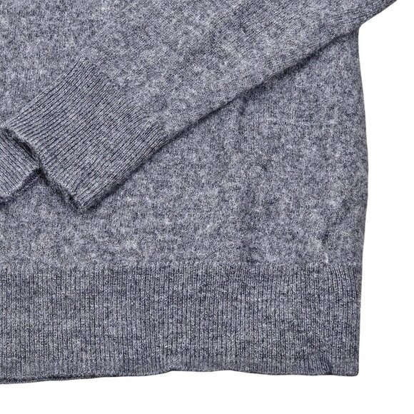 H Halston Sweater Merino Wool Turtleneck Dark Gray Sweater Layering Size‎ Small - Picture 7 of 9